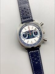 Breitling Top Time Chronograph Blue Leather Strap Watch(1;1Super Clone) - Image 2