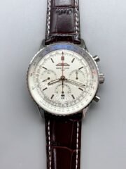 Breitling Navitimer B01 Chronograph 43 White Dial – 904L Steel Casing (1;1Super Clone)