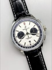 Breitling Premier B01 Chronograph Men’s Watch, Silver Panda Dial, Leather Strap(1:1 Super Clone) - Image 2