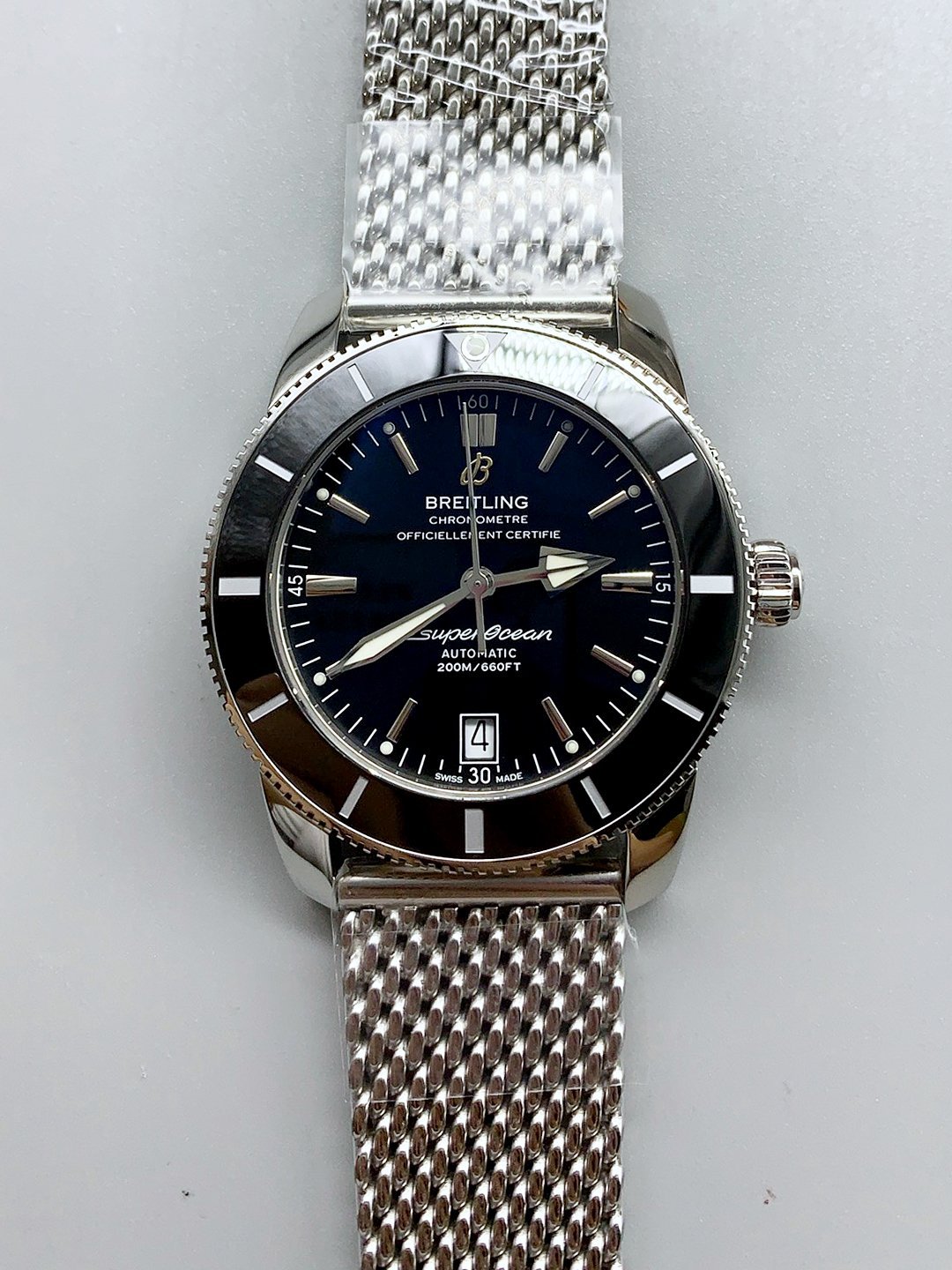 Breitling Super Ocean Heritage II B20 44mm Black Dial Watch（1:1 Super Clone）