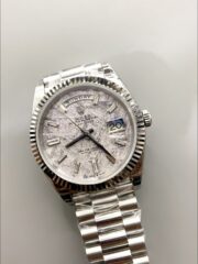 Rolex Day Date Presidential 904L Steel 40MM – Grey Dial (1:1Super Clone) - Image 3