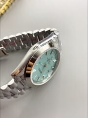 Rolex Day Date Presidential M228206-0004 904L Steel 40MM – Light Blue Dial (1:1Super Clone) - Image 5