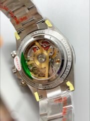 Rolex Daytona Artisans De Geneve Stainless Steel Watch Black Carbon Bezel Watch(1:1Super Clone ) - Image 7