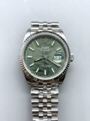 Rolex Datejust Cal.3235 Movement 904L Steel 46MM – Green Palm-Motif Dial (1:1Super Clone)