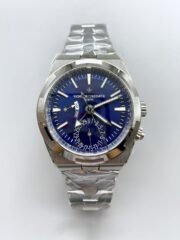 Vacheron Constantin Overseas Dual Time Stainless Steel Blue Dial(1:1Super Clone)