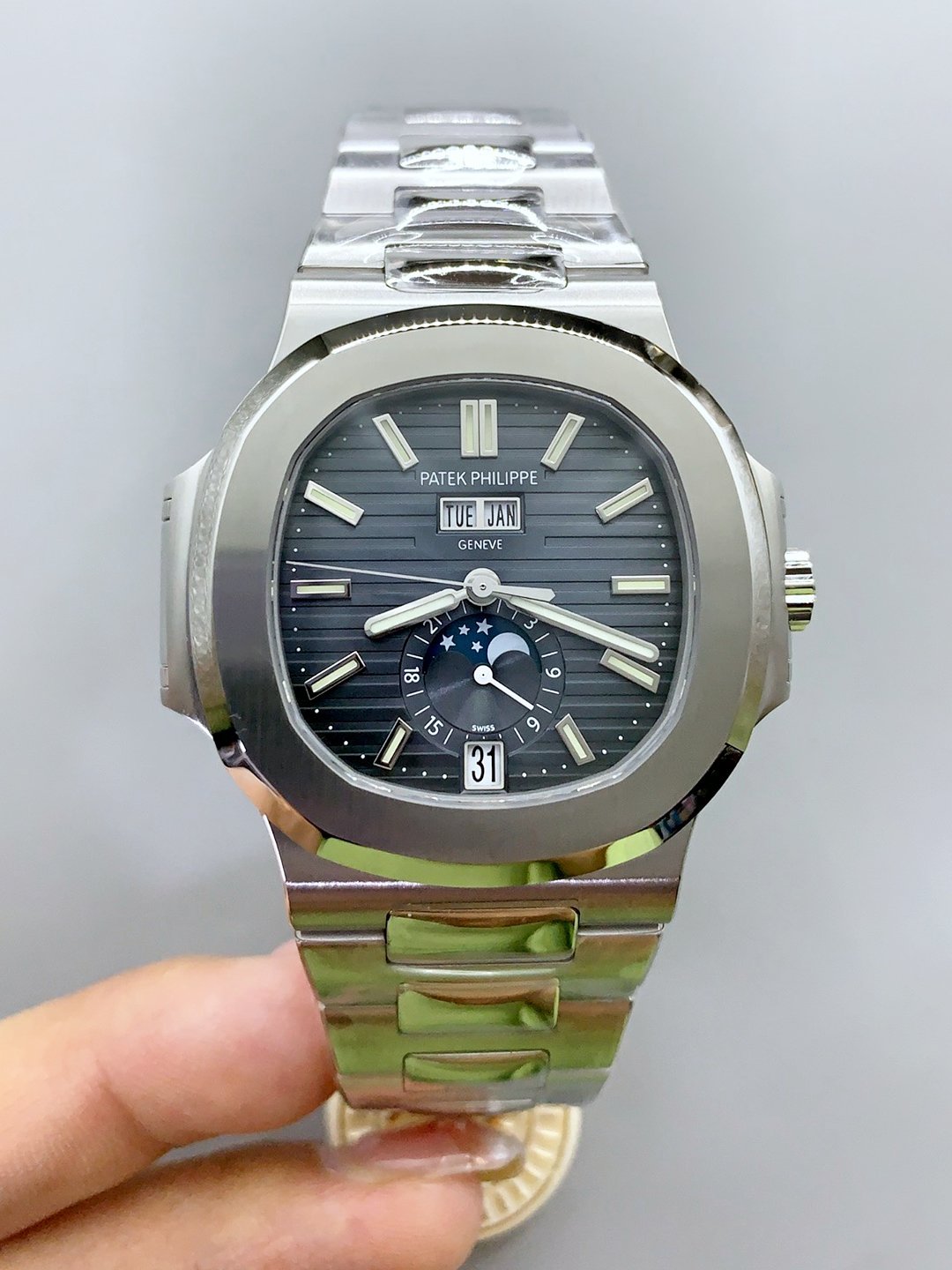 1月19日-212.jpg Patek Philippe Nautilus 5726A in Blue Dial 2023 Updated Version(1:1 Super Clone) - Image 1