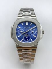 Patek Philippe Nautilus 5740 Perpetual Calendar Stainless Steel Blue Dial(1:1Super Clone)