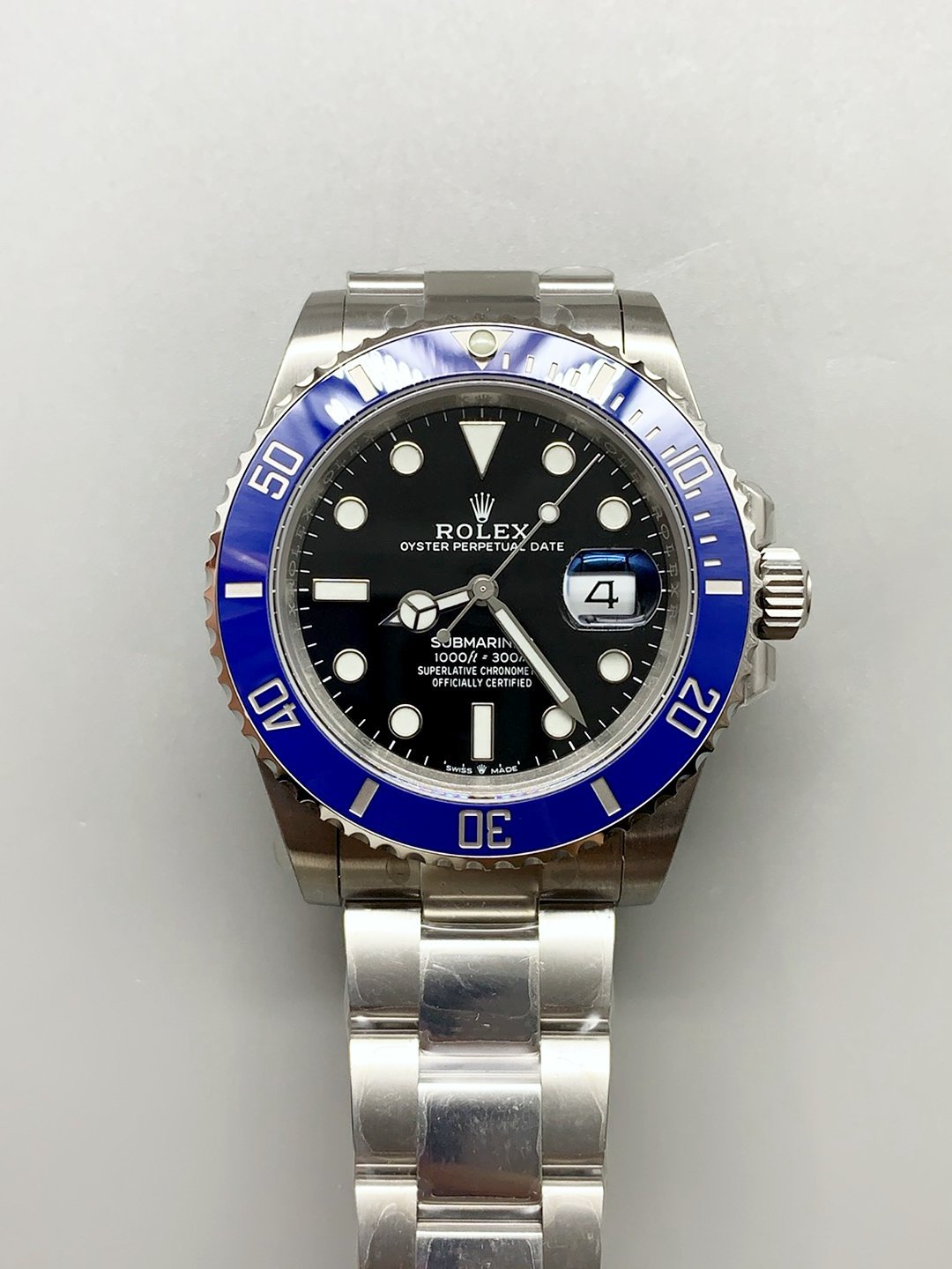 1月8日-108.jpg Rolex Submariner 41mm Blue Bezel White Gold 126619LB (1;1 Super Clone) - Image 1
