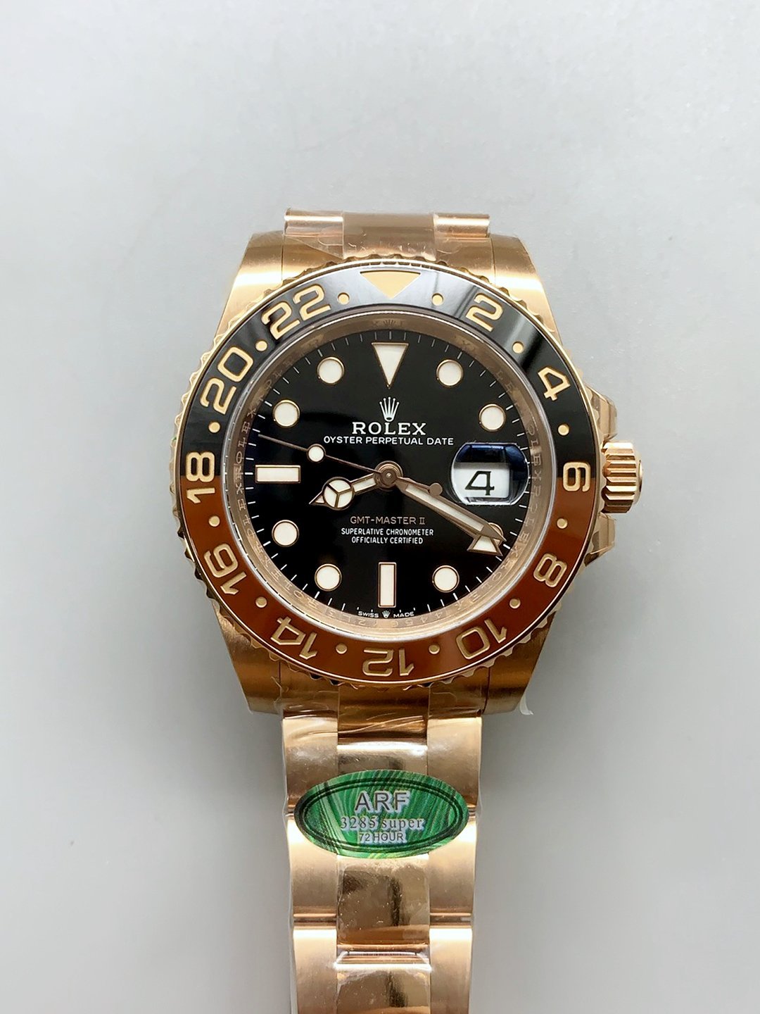 1月8日-74-13.jpg The New Rolex GMT-Master II in Rose Gold.(1:1 Super Clone) - Image 1