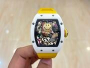 Replica Richard Mille RM 88 Smiley Tourbillon Watch with Gold Smiley Dial - Image 6