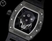 Richard Mille RM52-01 Replica Skull Tourbillon Carbon Fiber Camouflage - Image 4
