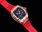 RM052 Skeleton Tourbillon Watch Replica - Bold Black Skull Design - Image 7