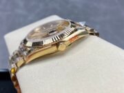 1:1 super clone Day Date Rolex Weekly Journal 18K Gold Plated counter weight - Image 8