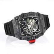 Richard Mille RM 35-01 Rafael Nadal Replica Swiss Watch – Skeleton Dial, NTPT Carbon Case, Black Rubber Strap - Image 5