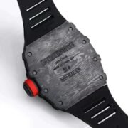 Richard Mille RM 35-01 Rafael Nadal Replica Swiss Watch – Skeleton Dial, NTPT Carbon Case, Black Rubber Strap - Image 8