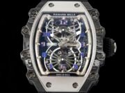 Swiss Richard Mille RM 21-01 Replica Tourbillon Aerodyne Carbon Tpt Watch For Men – High-End Skeleton Dial - Image 4