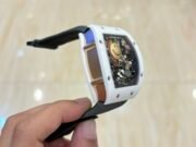 Richard Mille RM 88 Replica AAA – White Ceramic, Black Strap, Swiss Tourbillon Look - Image 5