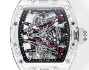 Replica RM 38-02 Crystal Pink Skeleton Tourbillon Swiss Movement AAAAA Quality - Image 4