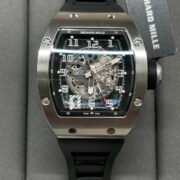 Swiss Richard Mille RM 010 Replica – Skeleton Dial Men’s Watch With Black Rubber Strap And Sapphire Crystal - Image 2