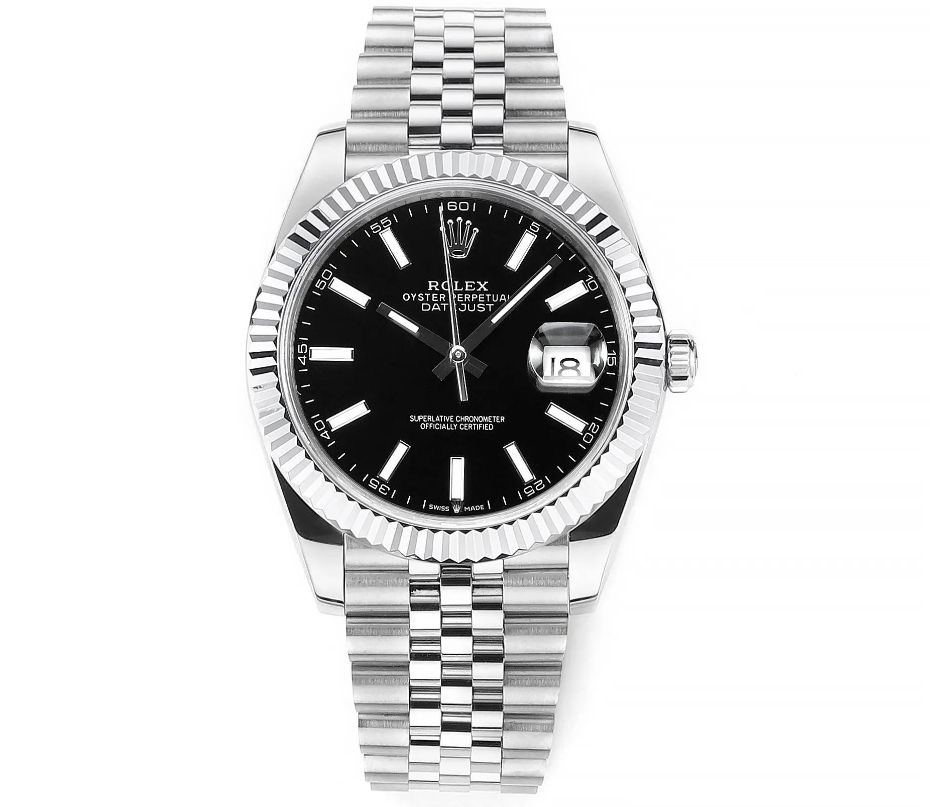 Rolex Datejust 41mm Black Dial Stainless Steel