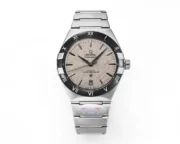 Omega Constellation 41mm Silver Ceramic Watch