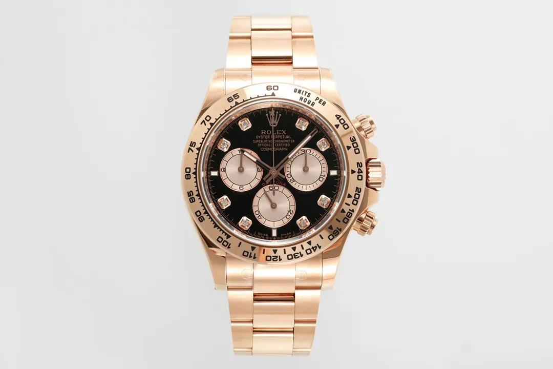 Rolex Daytona Rose Gold Black Dial Chronograph Watch – 60th Anniversary