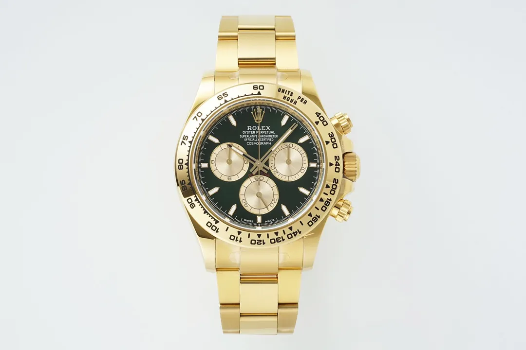Rolex Daytona Watch – Gold with Black Dial – Limited Stock