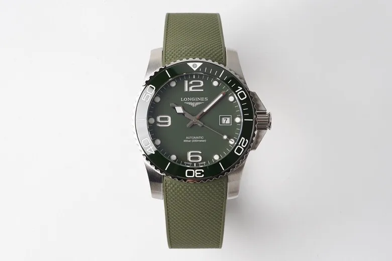 src_0-272.webp Longines Conquest Green Diver Watch - Image 1