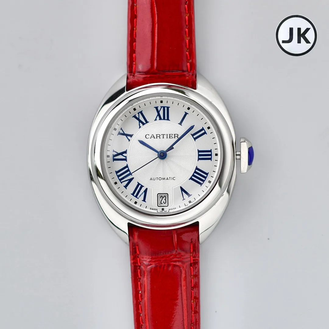 src_0-28.webp Cartier Cle de Cartier Automatic Red Leather - Image 1