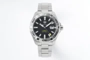 TAG Heuer Super Autavia – Silver Stainless Steel, Black Dial, Formal & Casual Style, 100m Waterproof, SW200 Movement