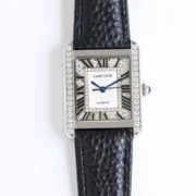 Cartier Tank MK3 Black Leather - Image 9