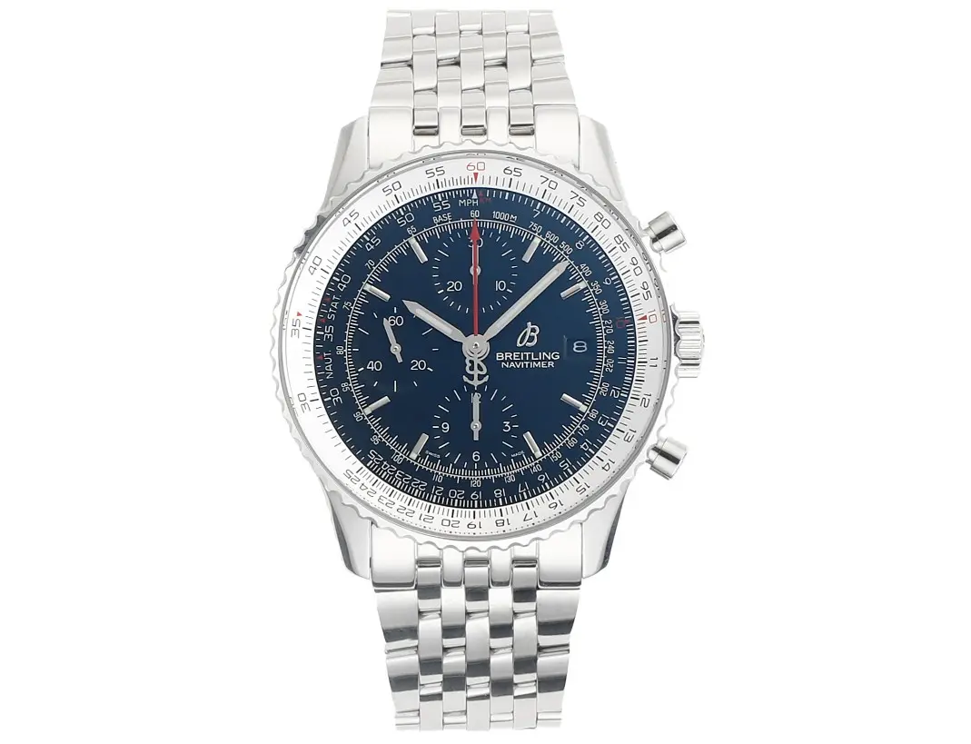 Breitling Navitimer Chronograph Blue Dial Steel