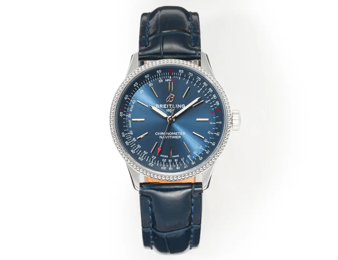 src_0-376.webp Breitling Navitimer Automatic Blue Leather - Image 1