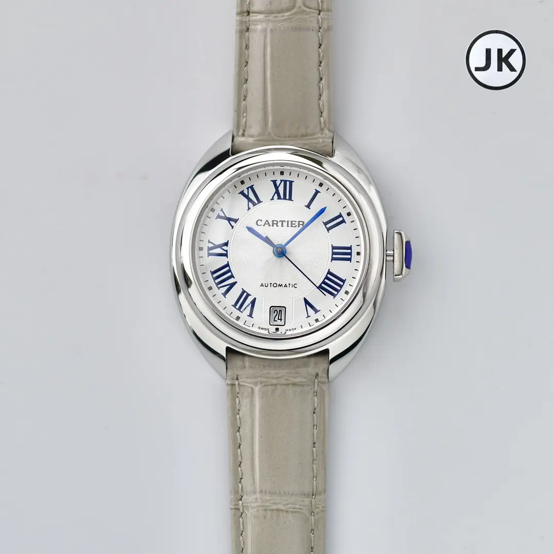 src_0-56.webp Cartier Cle de Cartier Automatic Silver Watch - Image 1
