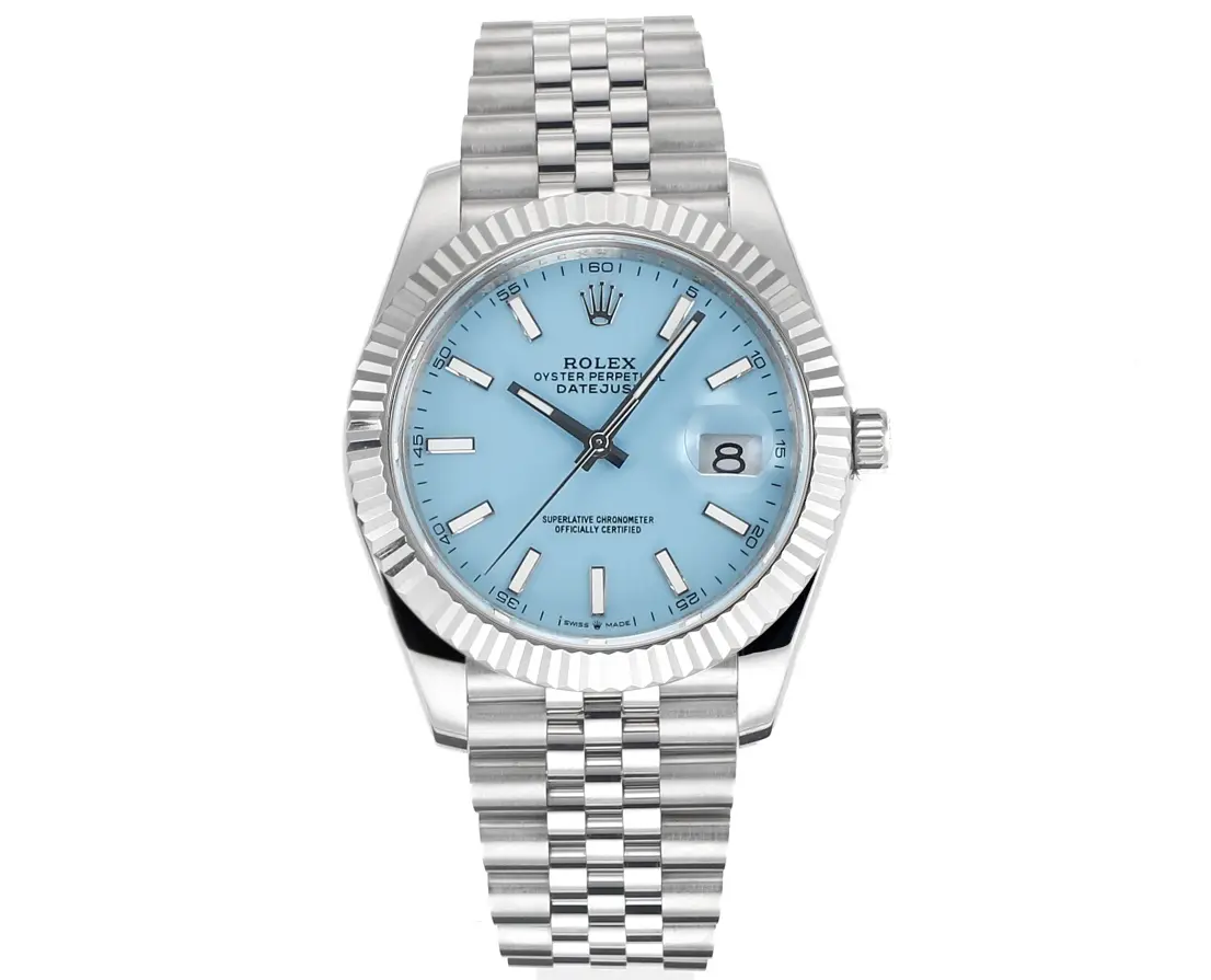 Rolex Datejust with Blue Dial, Oyster Perpetual Movement
