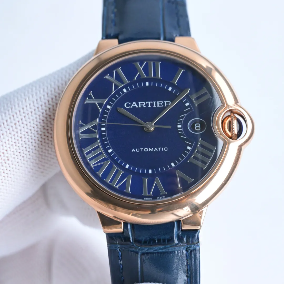 src_1-14.webp Cartier Ballon Bleu Automatic Blue Rosegold Watch – High-Quality Cartier - Image 1