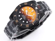 Rolex Submariner PARAKEET – Custom Gradient Green Dial, Black Carbon Fiber Bezel, 904L Steel - Image 2