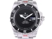 Rolex Submariner PARAKEET – Custom Black Gradient Green Dial, Carbon Fiber Bezel, Stainless Steel - Image 2