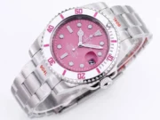 Rolex Submariner PARAKEET – Custom Pink Gradient Dial, Stainless Steel - Image 3