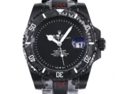 Rolex Submariner PARAKEET – Black Custom Carbon Fiber Bezel, Gradient Green Dial - Image 3