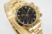 Rolex Daytona 4130 – Gold with Black Dial - Image 3