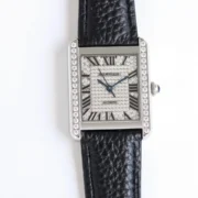 Cartier Tank MK3 Black Leather