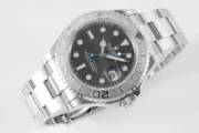 Rolex Yacht-Master 42mm Stainless Steel Watch with Black Dial and Oyster Bracelet - Image 4