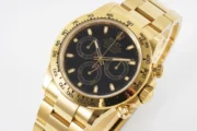 Rolex Daytona 4130 – Gold with Black Dial - Image 4