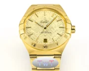 Omega Constellation 41mm Gold Ceramic Watch - Image 5