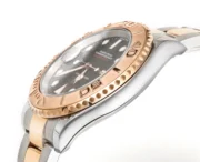 Rolex Yacht-Master 42mm Two-Tone Stainless Steel & 18k Everose Gold with Black Dial Automatic - Image 5