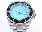 Rolex Submariner PARAKEET Custom Watch – Gradient Green Dial, Carbon Fiber Bezel, Stainless Steel - Image 5