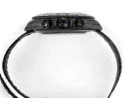 Rolex Daytona Carbon Fiber Custom Edition – Black with White Strap - Image 5