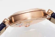 Cartier Pasha de Cartier Ladies Watch Rose Gold Blue Leather - Image 2