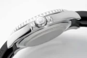 Rolex Yacht-Master 42mm Platinum Case Watch with Diamond & Amethyst Bezel and Black Rubber Strap - Image 6